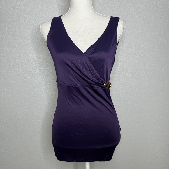 Gucci Plum Purple Tank top with Gucci Gold hardware -cp - Picture 10 of 10